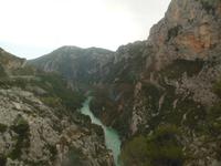 weiter durch die Verdonschlucht auf der Route de Crete 