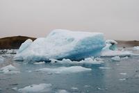  in der Gletscherlagune Jökulsárlón