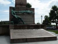 Mahnmals auf der Place de la Constitution in Luxemburg 