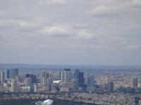 Paris, Blick vom Eiffelturm auf das Viertel 