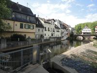 Bad Kreuznach, im Hintergrund: alte Nahebrücke