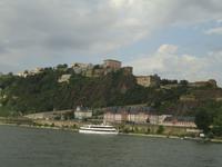Blick auf die Festung Ehrenbreitstein
