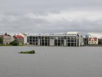 Rathaus am Stadtteich von Reykjavik