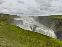 am Gullfoss-Wasserfall 