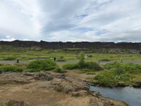 im Nationalpark Thingvellir mit Kontinental-Grabenbruch
