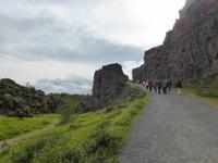 im Nationalpark Thingvellir mit Kontinental-Grabenbruch