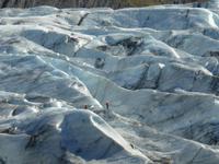 am Gletscher Svinafjellsjökull