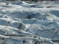 am Gletscher Svinafjellsjökull