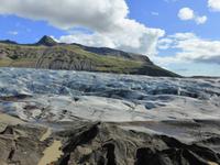 am Gletscher Svinafjellsjökull
