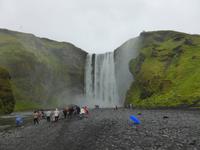 am Skógerfoss-Wasserfall