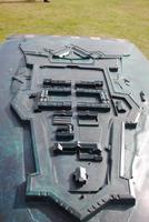 Modell des Fort George