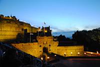 Edinburgh Castle in nächtlicher Stimmung