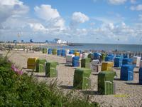am Strand auf der Insel Föhr
