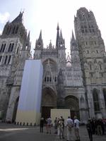 Blick auf die Kathedrale Notre Dame, Rouen