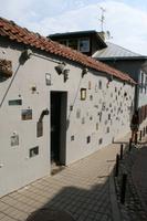 Wand in der Literatengasse in Vilnius