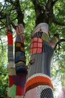 eingestrickter Baum in Vilnius