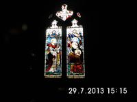 Kirchenfenster in St. Brelade