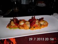 Scalloops auf Jersey-Art