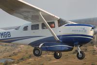 Flug über das Okavango-Delta