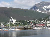Blick zur Eismeerkathedrale