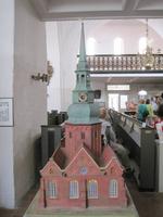 Modell der Kirche in Stade