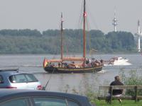 Boot auf der Unterelbe