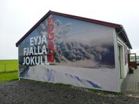 Kleines Besucherzentrum zum Vulkan Eyjafjallajökull