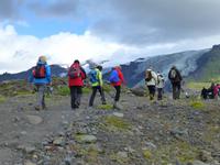 Auf zum Gletscher Falljökull bei Skaftafell