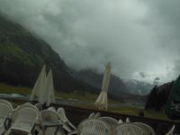 Blick vom Hotel Glacier Roseg 