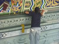 Wenwu Tempel am Sonne-Mond-See