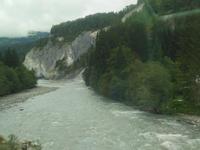 Rheinschlucht vom Glacier Express aus 