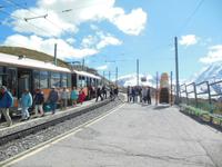 bei Abfahrt vom Gornergrat - Ausstieg am Riffelsee 