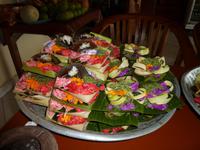 balinesische Opfergaben