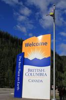 Grenze zu British Columbia