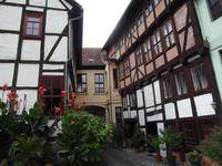 Schöner Hinterhof in Quedlinburg