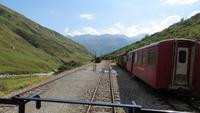 102 Fahrt mit der Furka-Dampfbahn - Stopp in Tiefenbach