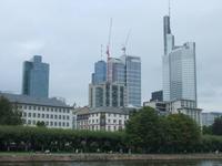 Die Skyline von Frankfurt