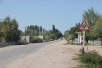 auf der Fahrt zurück nach Bischkek