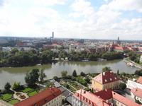 Blick vom Dom auf Breslau