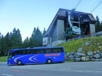 unser Reisebus auf der Schwägalp