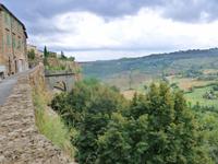 Ausblick vom Tufffelsen in Orvieto