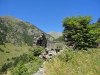 ehemaliges Haus in der Bergwelt Andorras