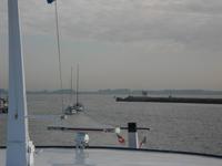 diese 2 Segler waren mit in der Schleuse