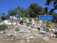 Aufstieg zum Kastell