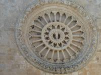 07.09.2013  Ostuni, Fensterrose der Kathedrale