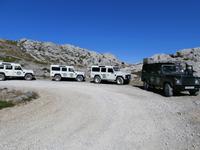 Wanderung am Mali Alan mit Jeeps