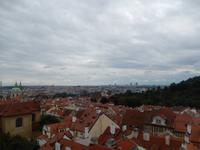 Blick von der Burgrampe über die Kleinseite.