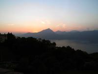 Blick von San Zeno zum Monte Pizzocolo am Gardasee