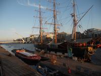 im Hafen von Dublin