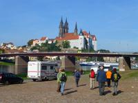 mit Blick auf die Albrechtsburg gehts los